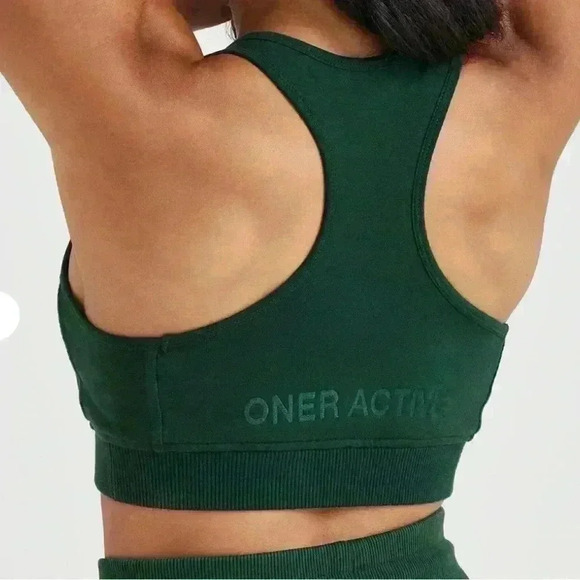 Oner Active forest green Sports Bra Small - Picture 2 of 6